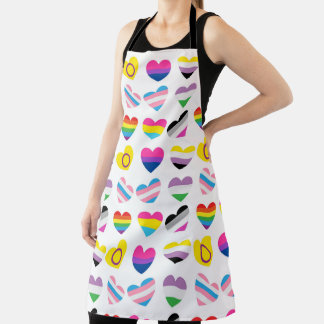 Delantal Pride Hearts Apron