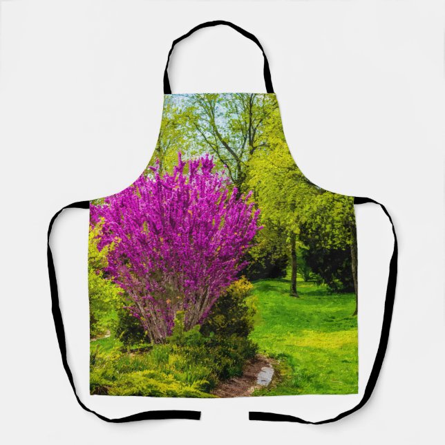 Delantal Primavera Día Painterly Apron (Anverso)