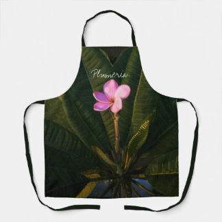 Delantal Primer florín, Plumeria