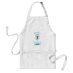 Delantal Primera Comunión del nieto, Taza Azul