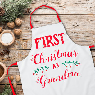 Delantal Primera Navidad como abuela