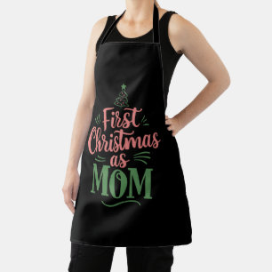 Delantal Primera Navidad como mamá coincidiendo con Navidad