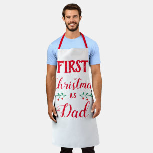 Delantal Primera Navidad como papá