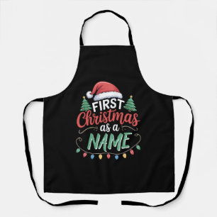 Delantal Primera Navidad Personalizada Como Familia Combina