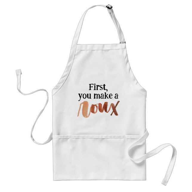Delantal Primero haces un Apron Roux Cajun (Frente)
