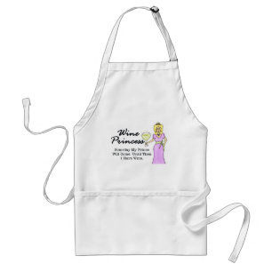 Delantal Princesa Apron del vino