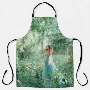 Delantal Princesa de Brunette: acuarela de bosque de hadas