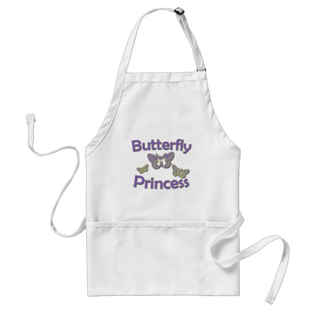 Delantal Princesa de mariposa (Frente)