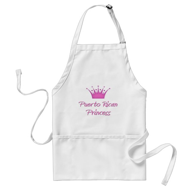 Delantal Princesa puertorriqueña (Frente)