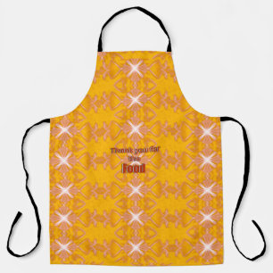 Delantal Print Apron todo el mundo gracias por la comida