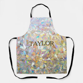 Delantal Prismatic Stained Glass Effect - Rainbow Prismatic