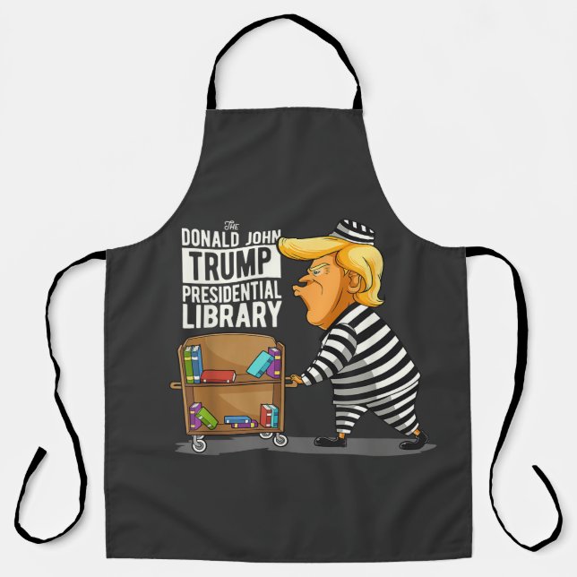 Delantal Prison Trump Presidential Library (Anverso)