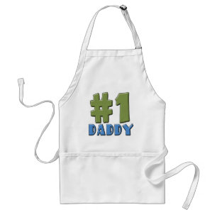 Delantal Productos del papá del número uno
