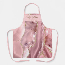 Delantal profesional de belleza de agus rosa