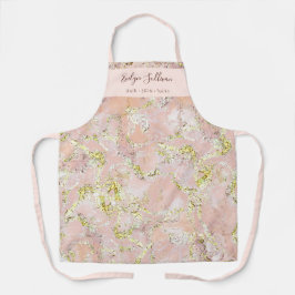 delantal profesional de belleza de diseño marcial