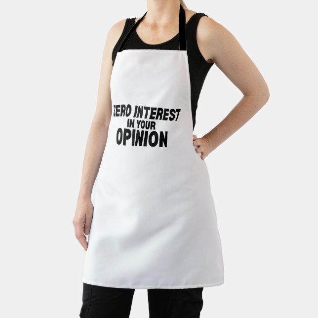 Delantal Profesional Sin Interés En Tu Opinión (in situ)