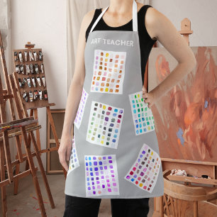 Delantal Profesor de Arte Colorido