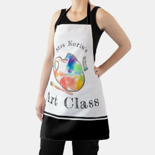 Delantal profesor de arte profesora de arte apron