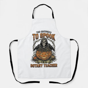 Delantal Profesor de Botánica de Halloween Grabado Antiguo