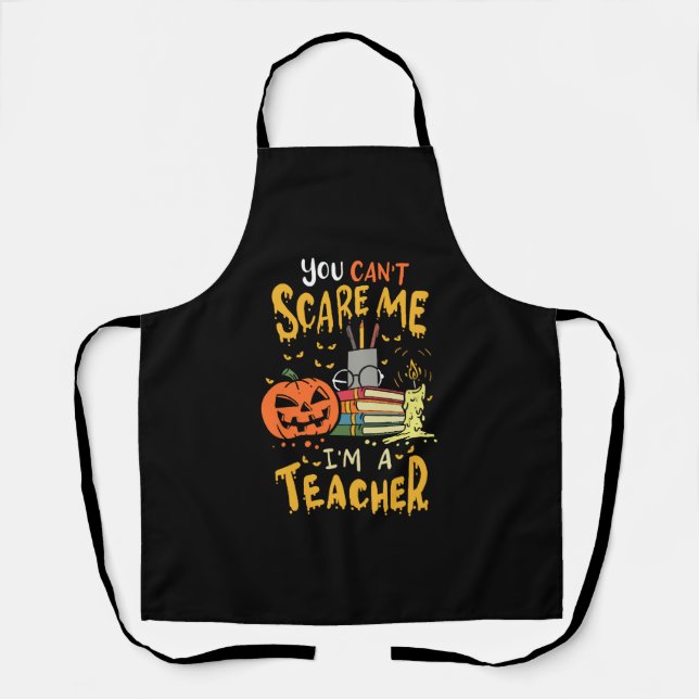 Delantal Profesor Halloween (Anverso)