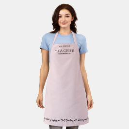 Delantal Profesor personalizado Extraordinario Apron medio 