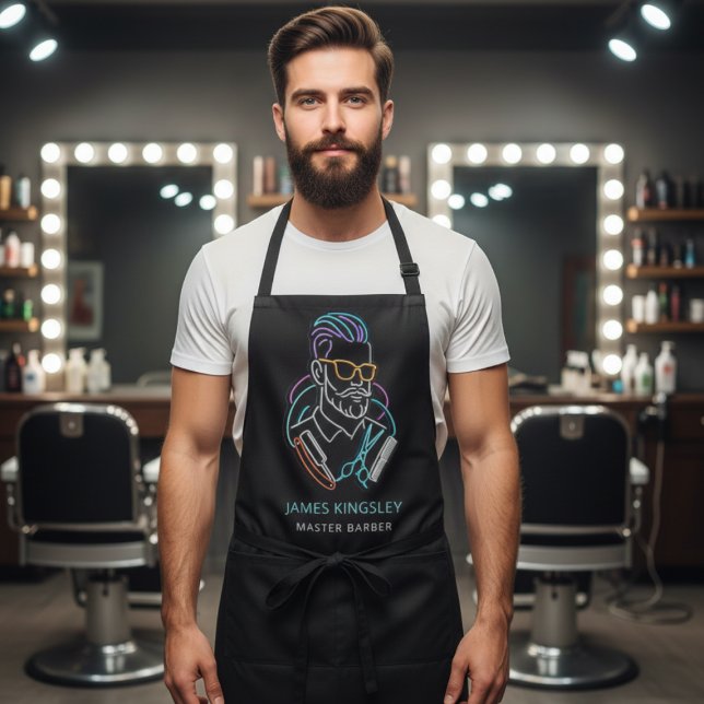 Delantal Professional Barber Haircut Shave Grooming Stylish (Subido por el creador)