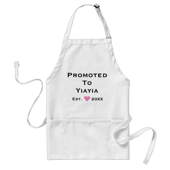 Delantal Promocionado A Yiayia Adult Apron (Frente)