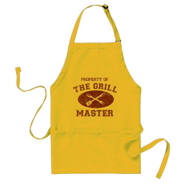 Delantal Propiedad de Grill Master (Frente)