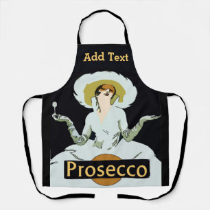 Delantal Prosecco Wine Design añadir texto, Apron