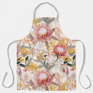 Delantal Protea rosa Floral