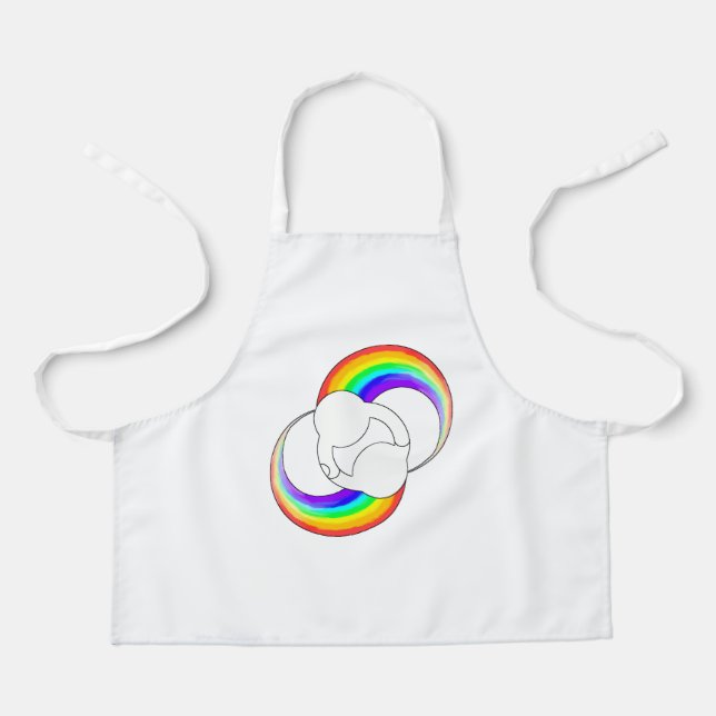 Delantal protector _ baile _ blanco (Anverso)