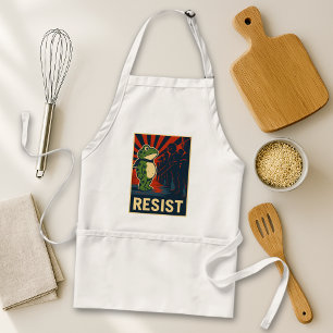 Delantal Protesta de la Rana de Portland