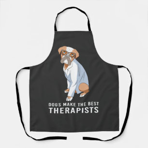 Delantal Psicólogo Terapeuta de Perro de Terapia