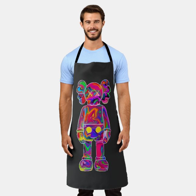 Delantal Psychedelic Kaw (Gastado)