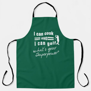 Delantal Puedo Cocinar Golf, ¿Cuál es tu superpotencia?