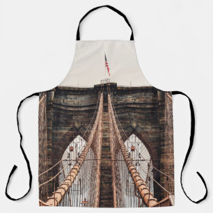 Delantal Puente de Brooklyn en New Yorkabstract, estados un