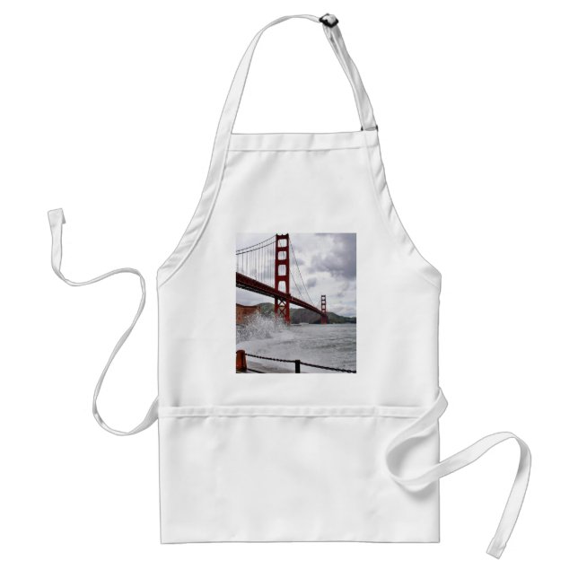 Delantal Puente Golden Gate en San Francisco visto de (Frente)