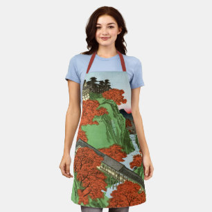 Delantal Puente Tsuten, templo Tofukuji en Kioto 