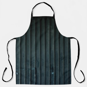 Delantal Puerta de madera negra y gris