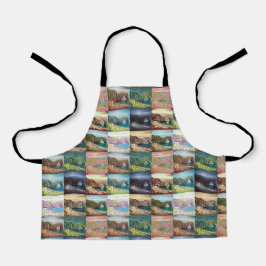 Delantal Puerta Durdle, Dorset, Inglaterra Collage