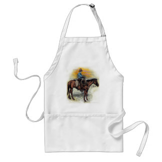 Delantal Puesta del sol del vaquero n