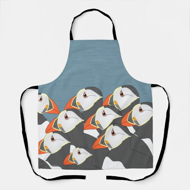 Delantal Puffins Apron (Anverso)