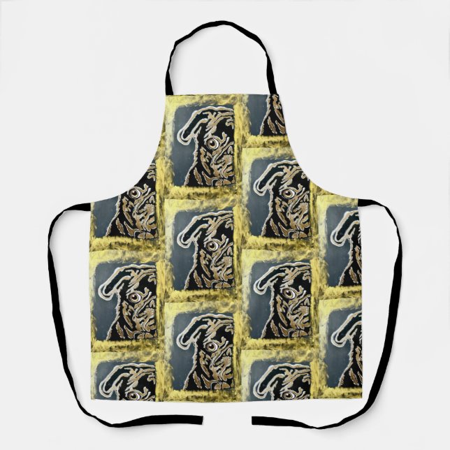 Delantal Pug Apron (Anverso)