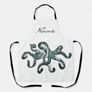 Delantal Pulpo azul Thunder_Cove