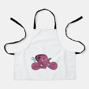 Delantal Pulpo como motocicleta