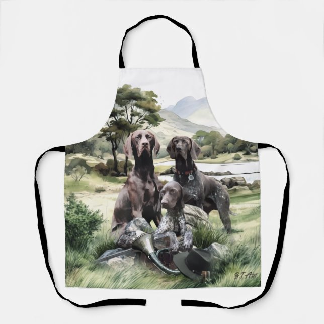 Delantal Puntero de Shorthtransmitió alemán (Anverso)