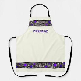 Delantal Puntos de Paisley Polka