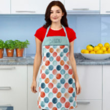 Puntos de Polka acuarela de juguete - Alegre y mod