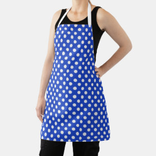 Delantal Puntos de Polka Royal Blue Combination de STaylor