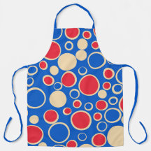 Puntos Rojos Y Azules Sobre El Azul